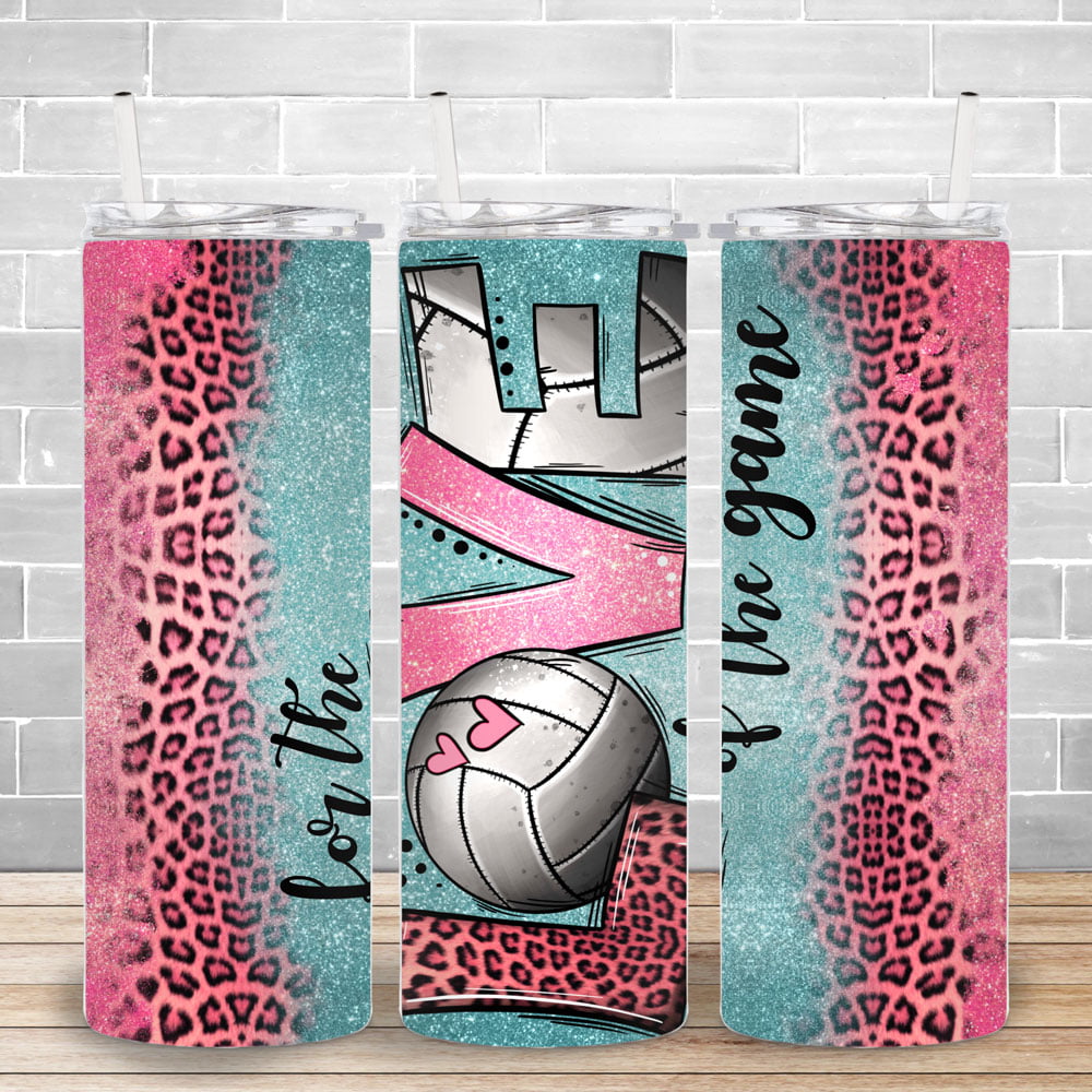 For the Love of the Game Volleyball Tumbler